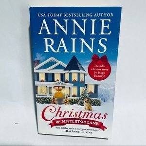 Christmas on Mistletoe lane Annie Rains paperback book